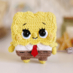 Patrón amigurumi Bob Esponja Angelina