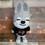 Patron amigurumi Wolf chan de SKZOO