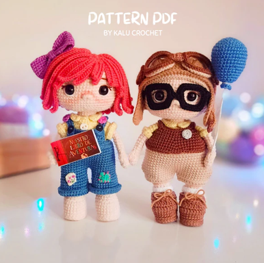 Patrón amigurumi inspirado en Ellie y Carl