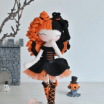 Patrón amigurumi muñeca Valerie halloween