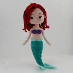 Patrón amigurumi muñeca sirena Ariel