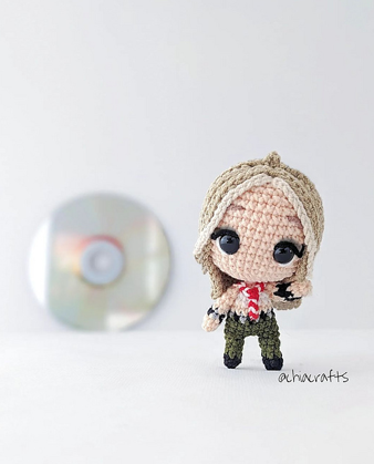 patron amigurumi Avril Lavigne