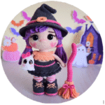 patron amigurumi brujita