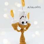 patron amigurumi candeladro