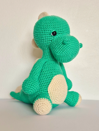 patron amigurumi dinosaurio