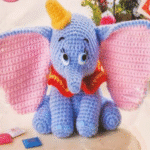 patron amigurumi elefante dumbo