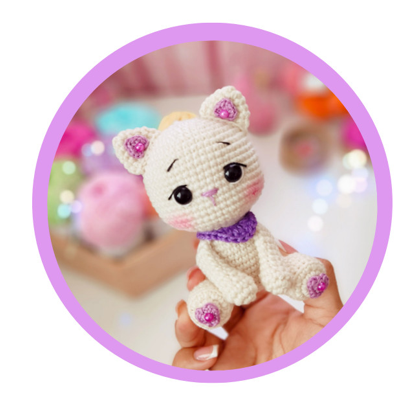 patron amigurumi gato bebe