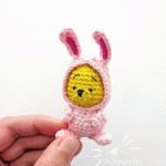 patron amigurumi mini conejito