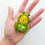patron amigurumi mini rana