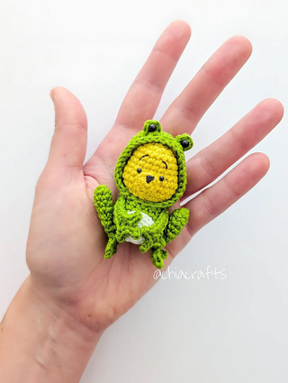patron amigurumi mini rana