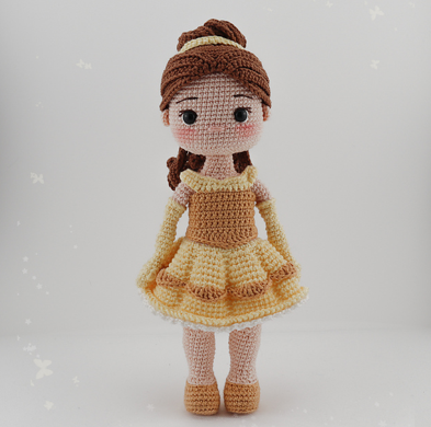 patron amigurumi muñeca