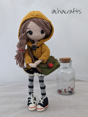 patron amigurumi muñeca