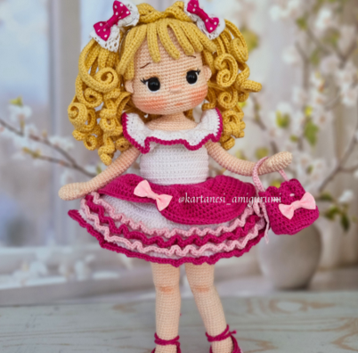 patron amigurumi muñeca