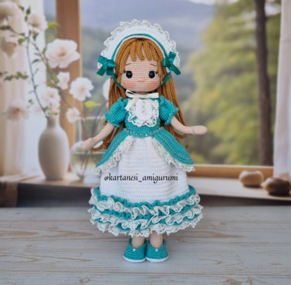 patron amigurumi muñeca