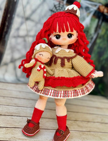 patron muñeca amigurumi