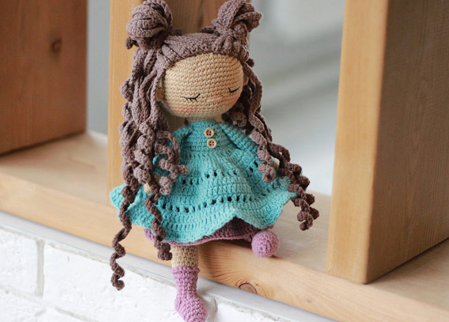 patron amigurumi muñeca