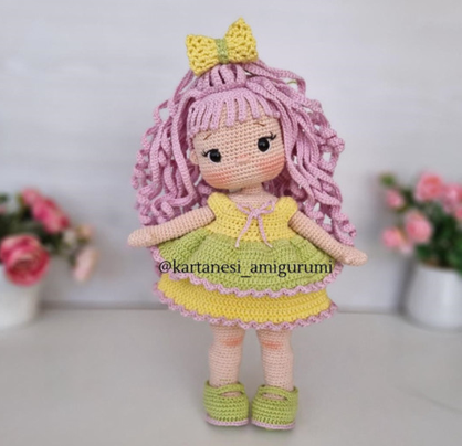 patron amigurumi muñeca
