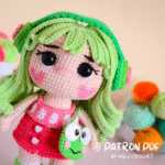patron amigurumi muñeca kero