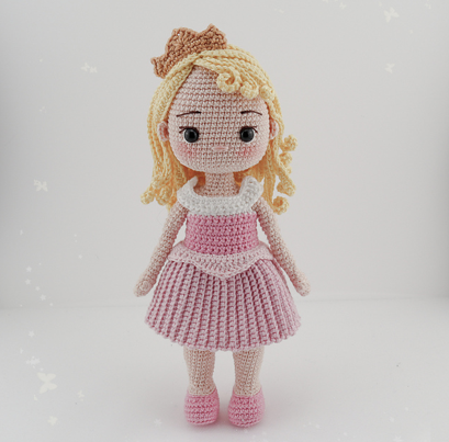 patron muñeca princesa