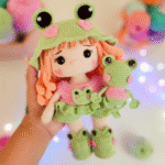 patron amigurumi muñeca romi