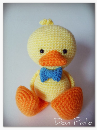 patron amigurumi pato
