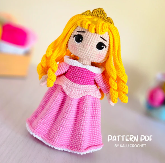 patron amigurumi princesa