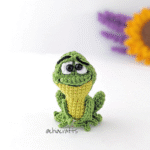 patron amigurumi rana