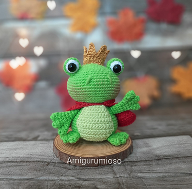 patron amigurumi rana