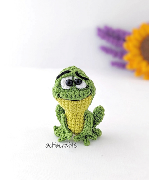 patron amigurumi rana