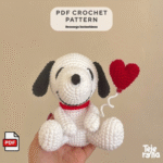 patron amigurumi snoopy