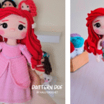 Patron amigurumis muñeca ariel