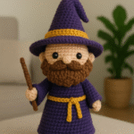 patron amigurumis gratis pequeño mago
