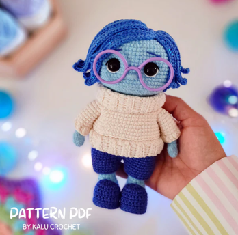 patron amigurumi sadness
