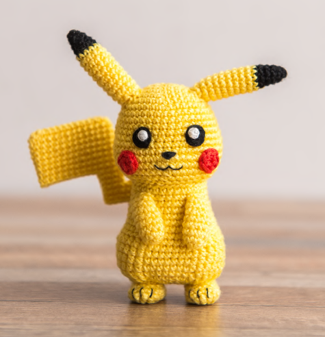 Amigurumi de Pikachu