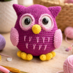 lindo buho amigurumi